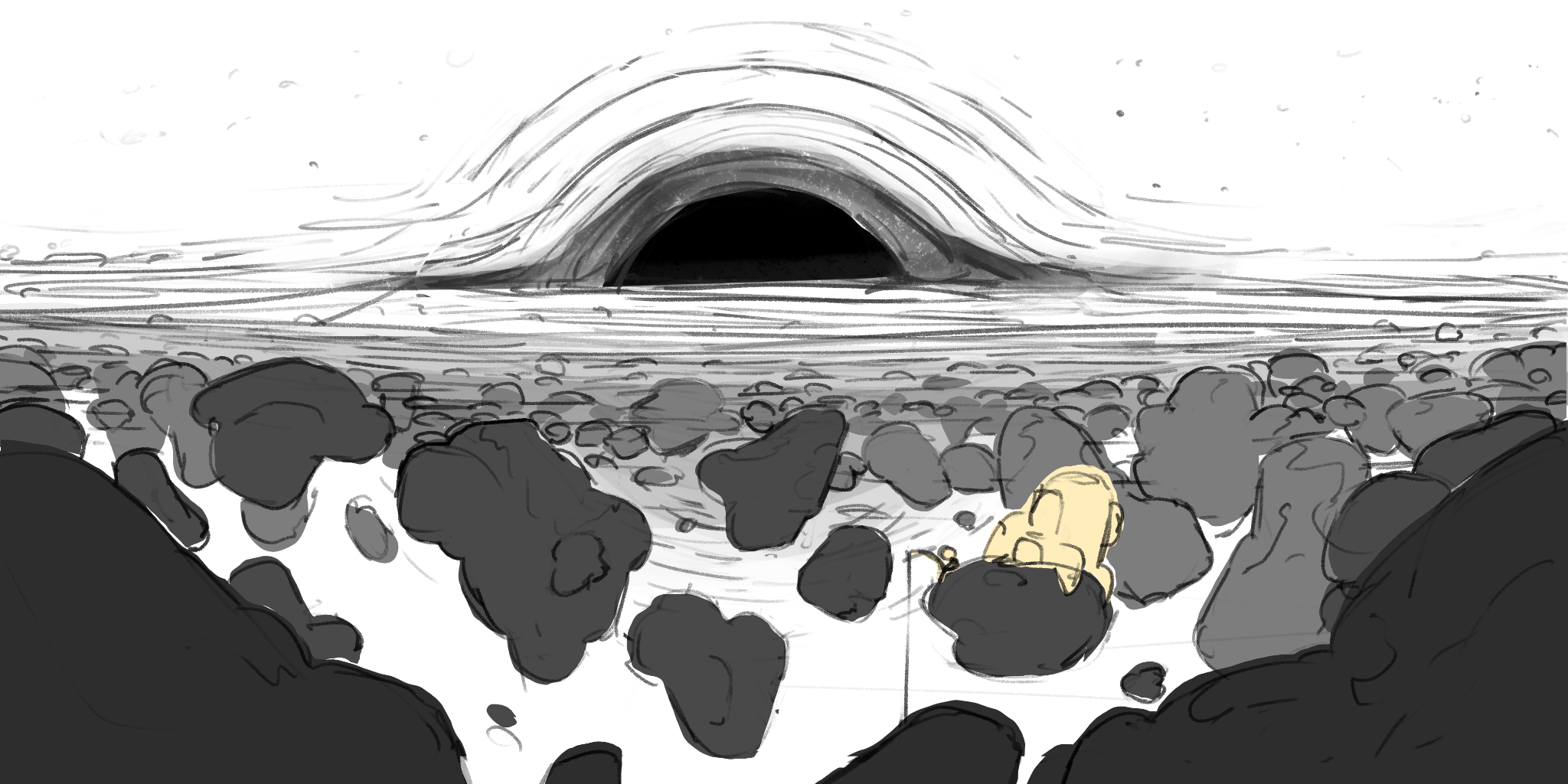 Estudo de caverna oceânica
