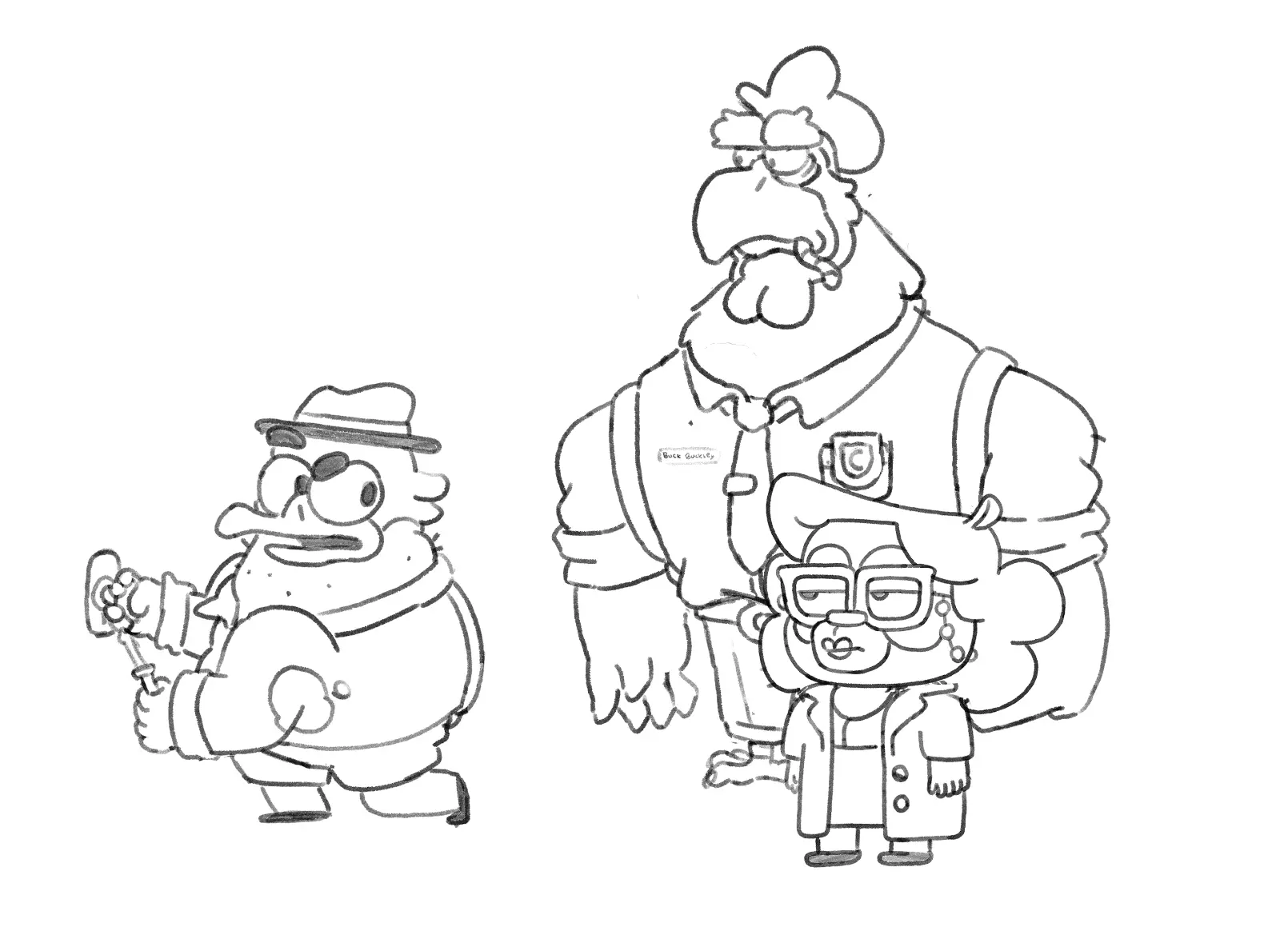Estudos de personagens