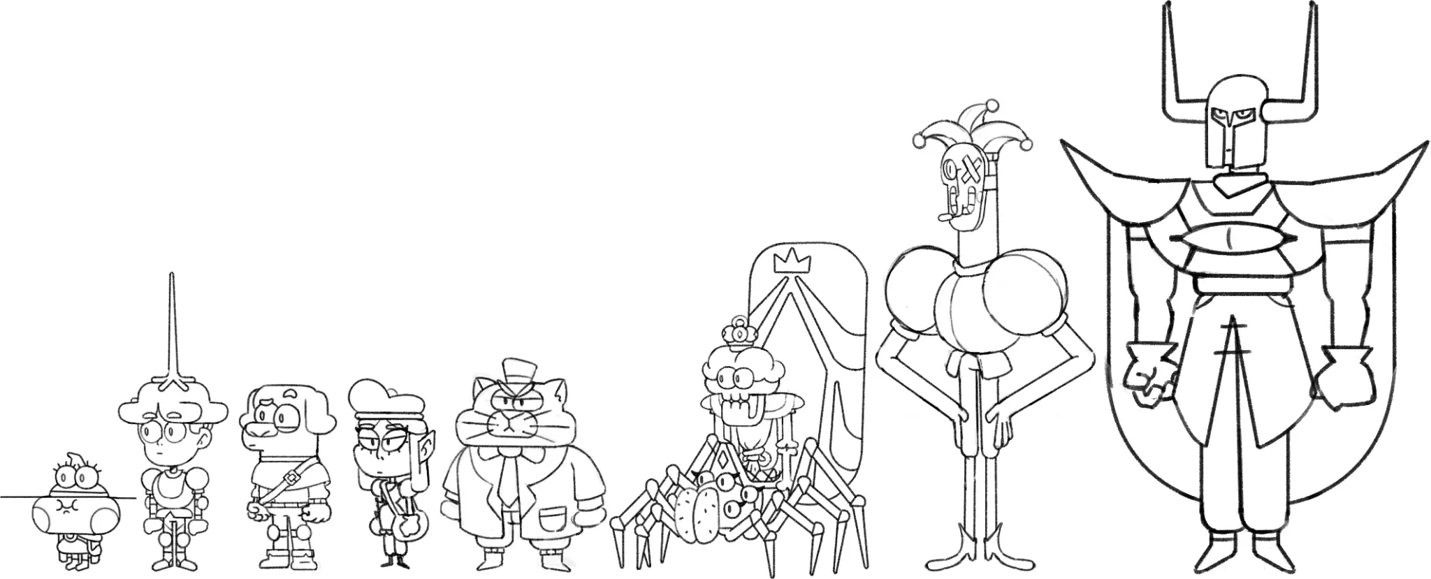 Grupo de personagens