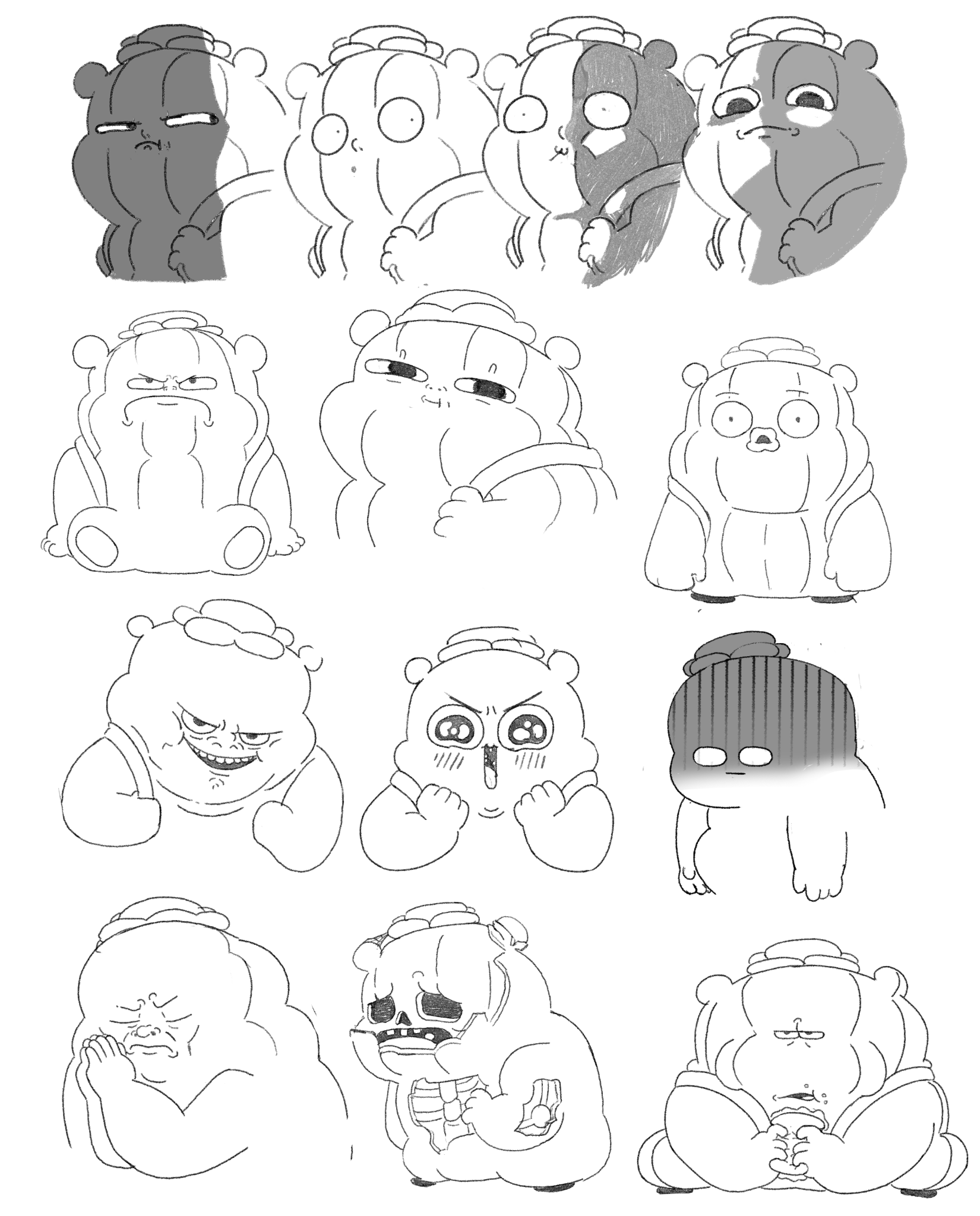 Processo — estudo de personagem Escola