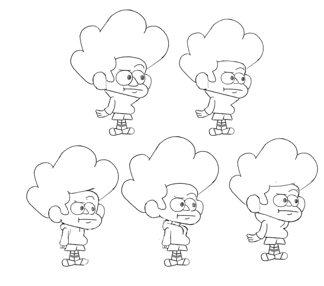 Processo — estudos de personagem
