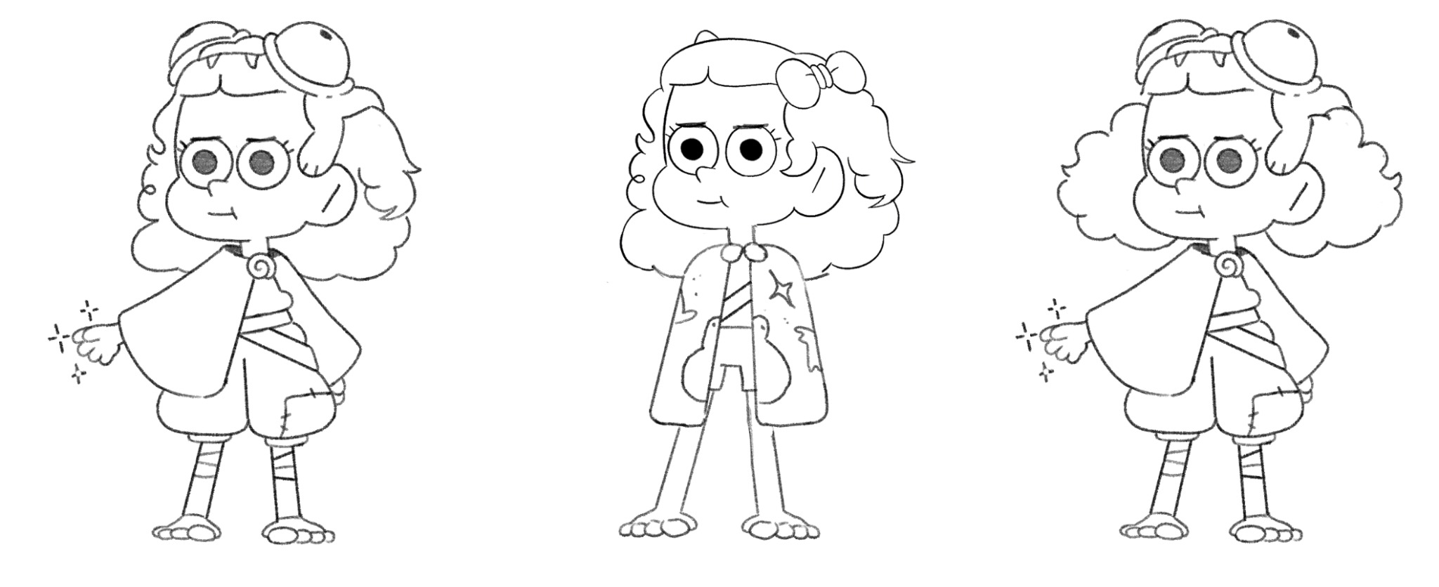 Processo — estudos de personagens